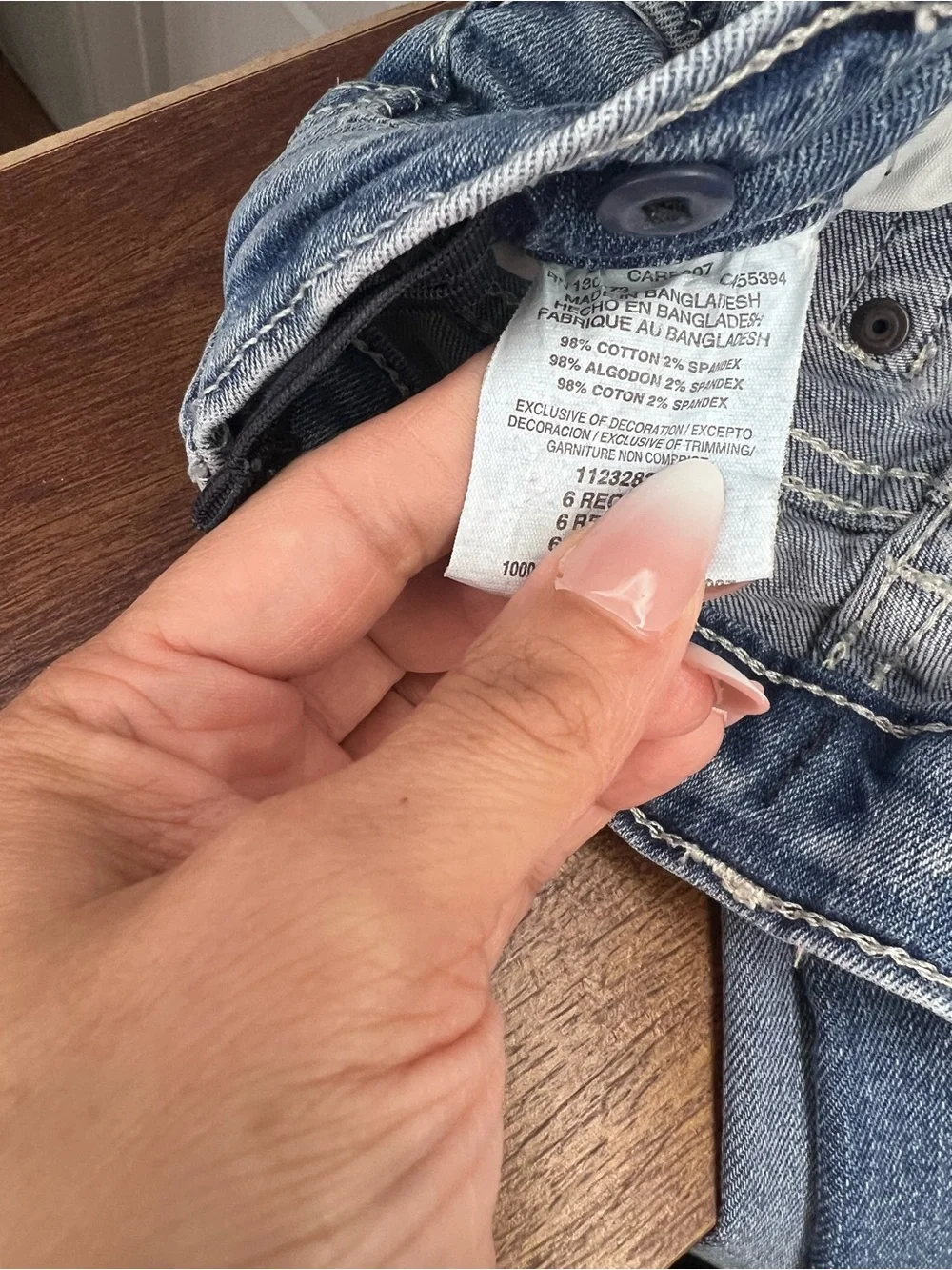 Wrangler Girls’ Jeans – Size 6 Regular